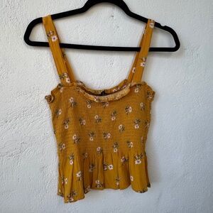 American Eagle Smocked Tank Top